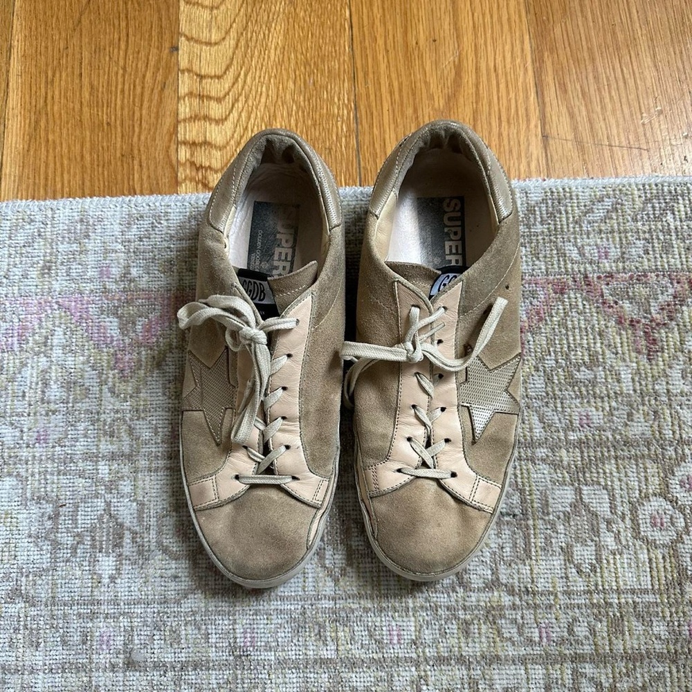Golden Goose Pink Suede Sneakers size 8